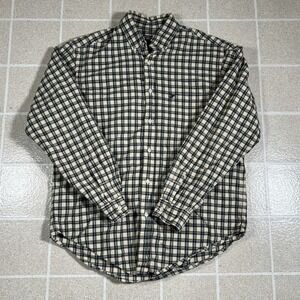 Ralph Lauren Jeans Co Shirt Mens Medium Check Plaid Flannel Long Sleeve M